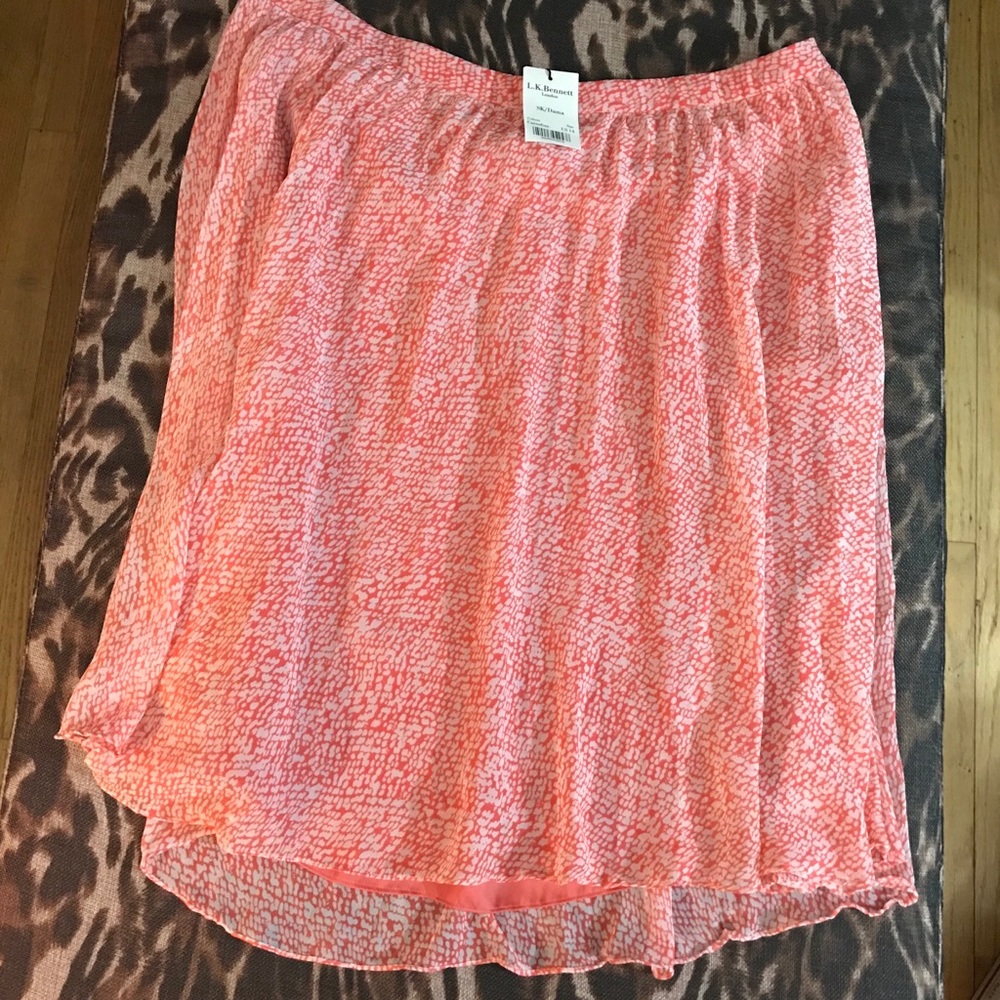 L.K. Bennett Pleated Skirt